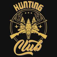 Hunting t-shirt design vector