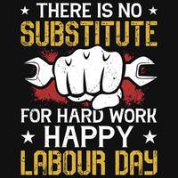 Labor day tshirt design vector