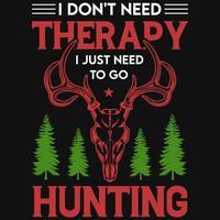 Hunting tshirt design vector