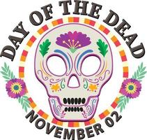 Day of the Dead banner design vector