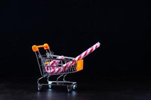 Caramel in the grocery cart photo