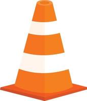 Traffic Cone icon isolate on white background. vector