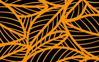 patrón abstracto de hojas doradas para un diseño de fondo de lujo. estilo de ilustración art deco para proyecto creativo minimalista foto