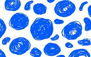 Abstract blue round shape in pattern style for background photo