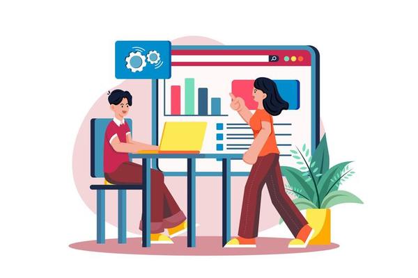 Marketing team doing analysis