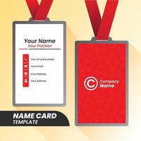 modern creative name card and name card,horizontal simple clean template vector design, layout in rectangle size.