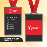 modern name card design . double sided name card design template. flat design name card inspiration. vector