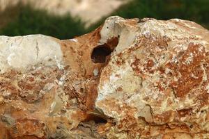 Texture of large stones and mountain rocks. photo