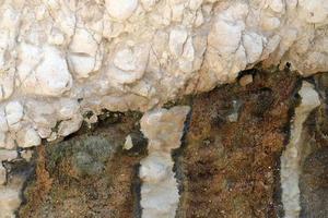 Texture of large stones and mountain rocks. photo