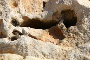 Texture of large stones and mountain rocks. photo