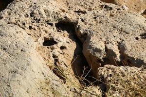 Texture of large stones and mountain rocks. photo