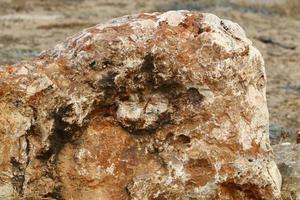 Texture of large stones and mountain rocks. photo