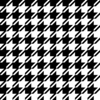 Houndstooth seamless pattern black and white vector