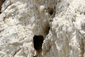 Texture of large stones and mountain rocks. photo