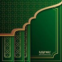 Islamic background design template good use for banner card posters and more vector