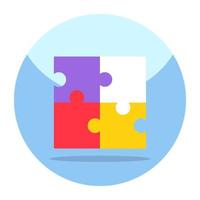 Perfect design icon of jigsaw vector