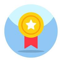 Perfect design icon of star badge vector