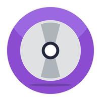 A unique design icon of compact disc vector