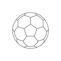 Foot Ball or Soccer Ball Icon Symbol for Art Illustration, Logo, Website, Apps, Pictogram, News, Infographic or Graphic Design Element. Vector Illustration