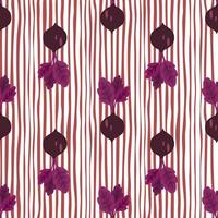 Hand drawn beet seamless pattern. Doodle beetroot wallpaper. vector