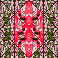 elegant mosaic of lines seamless pattern. Decorative abstract vintage ornament. vector