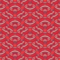 Abstract linear seamless pattern. Outline waves tile endless wallpaper. Vintage line ornament. vector