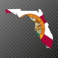 bandera del estado de Florida. ilustración vectorial vector