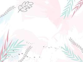 HANDRAWN FLORAL BACKGROUND vector