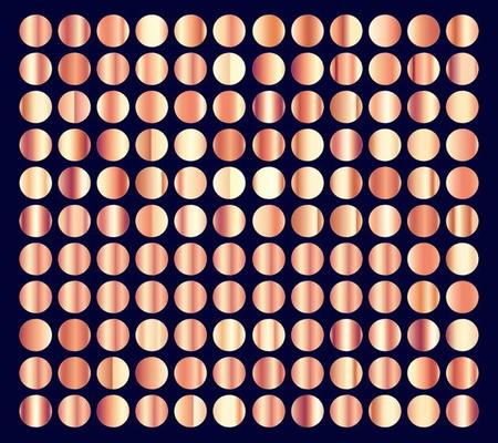 the collection of Gradient color PINK and red, and gradients pastel color Set in modern creative swatches color design