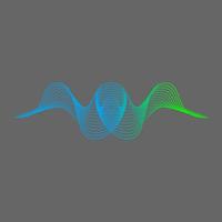 Simple and unique reflection lines attractive sound audio wave circle image graphic icon logo design abstract concept vector stock. Can be used as symbol related to abstract or art