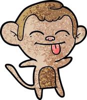 Vector monkey character in cartoon style