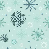 Snowflakes Seamless Background vector