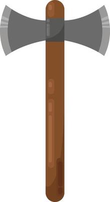 Big ax, illustration, vector on white background