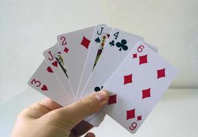 Playing cards photo. photo