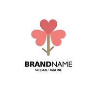 Flower Plant Rose Spring Grey Logo Design and Business Card Template vector