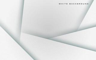 Fondo de decoración de línea de sombra de triángulo de superposición blanca abstracta. eps10 vector