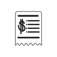 money business financial voucher trade line style icon vector