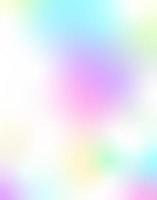 Blurred iridescent background of gentle color. Multicolor gradient pastel purple, pink and blue. Vector illustration of glowing flowing spots.