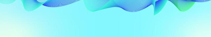 Light blue abstract background. Wavy lines at the top. Vector stock illustration of an abstract background with empty space.