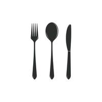 Simple cutlery icon vector illustration