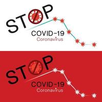 Stop Corona Virus Vector illustration