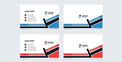 Modern And Clean Business cards Design Template Business Style Professional Template Design vector