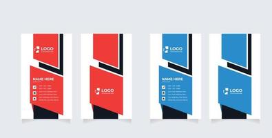modern creative business card and name card,vertical simple clean template vector design