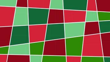 Fondo abstracto rojo y verde con forma geométrica vector