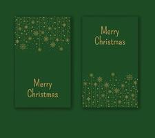 Elegant merry Christmas realistic background card concept design template vector