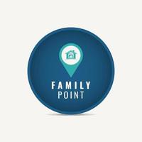 Family point graphic design vector illustration