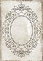 Framed Journal Paper - Digital Instant Download. Old vintage paper with glowing center and grunge vignette vector