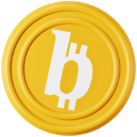 bitconnect bcc 3d-rendering isometrisches symbol. png