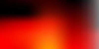 Dark orange vector abstract blur background.