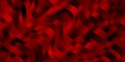 Dark Orange vector pattern with curves.